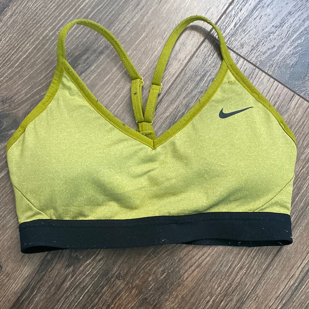 Green Nike Sports Bra